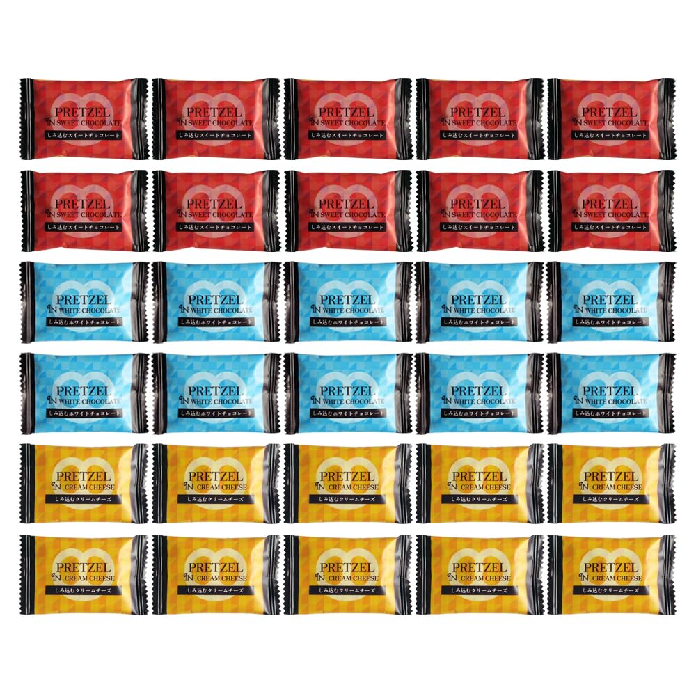 琉球フロント沖縄 ザクッと プレッツェル 3種アソート メール便 ホワイトデー お返し 沖縄 お土産 おみやげ おやつ お菓子 スイートチョコレート ホワイトチョコレート チーズクリーム 食べ比べ