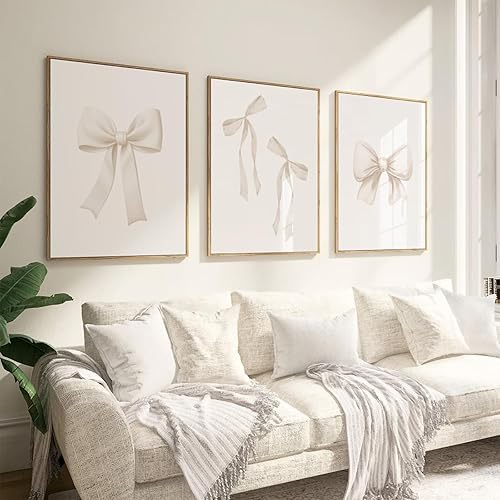 Miniatura 39 de Arte de pared bohemio con margaritas, decoración de pared de lienzo de montaña, impresiones abstractas de flores silvestres, puesta de sol, arte de