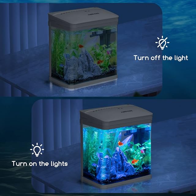 Foto 5 de 7 de Nobleza - Luz LED de Acuario, Peces Tanque Lámpara Iluminación de Plantas de Pecera con Diferente Voltaje…
