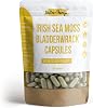 Irish Sea Moss Capsules | Organic Seamoss Herbal Supplements with Bladderwrack | Vegan Alternative to Sea Moss Gummies | High Strength 60 Capsules