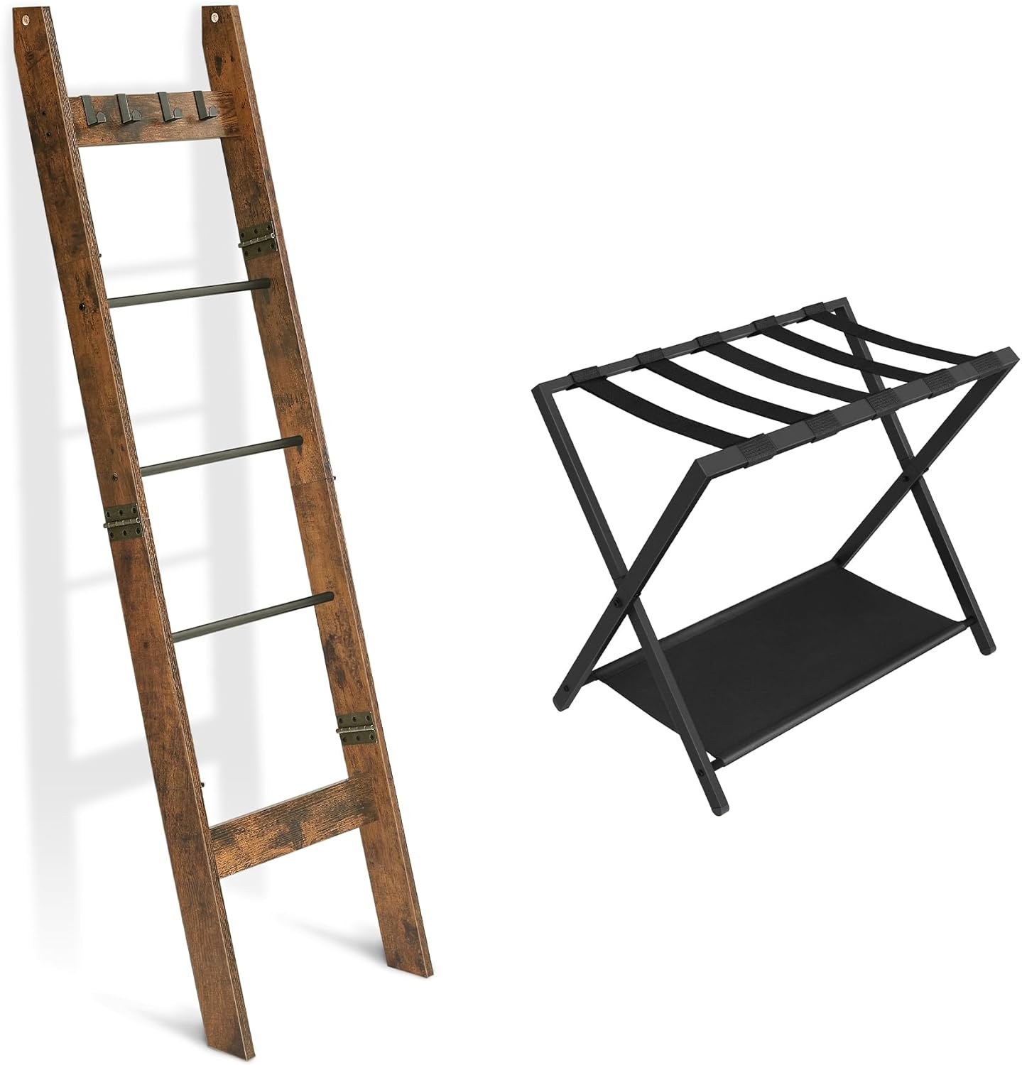 Blanket Ladder Shelf 02101BBRLR03801B