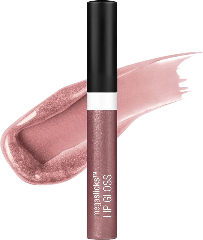 Brillo de labios MegaSlicks de wet n wild, ultrabrillante, enriquecido con vitamina E, hidratante de alto brillo ultrabrillante, libre de crueldad animal y vegano - Bronze Berry