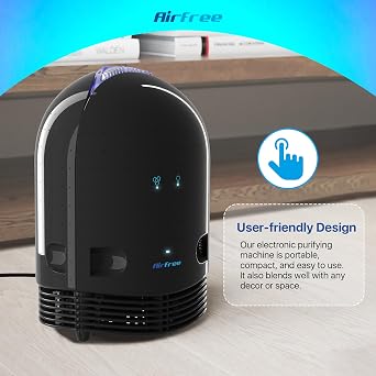 Airfree P3000 New 2025 Design, Silent, Maintenance-free, filterless, efficiently destroys mold, allergens, bacteria, viruses. Air Sterilization core lasts up to 20 years, Extra boost when needed | 2025 design, maintenance-free, sterilization core lasts up to 20 years