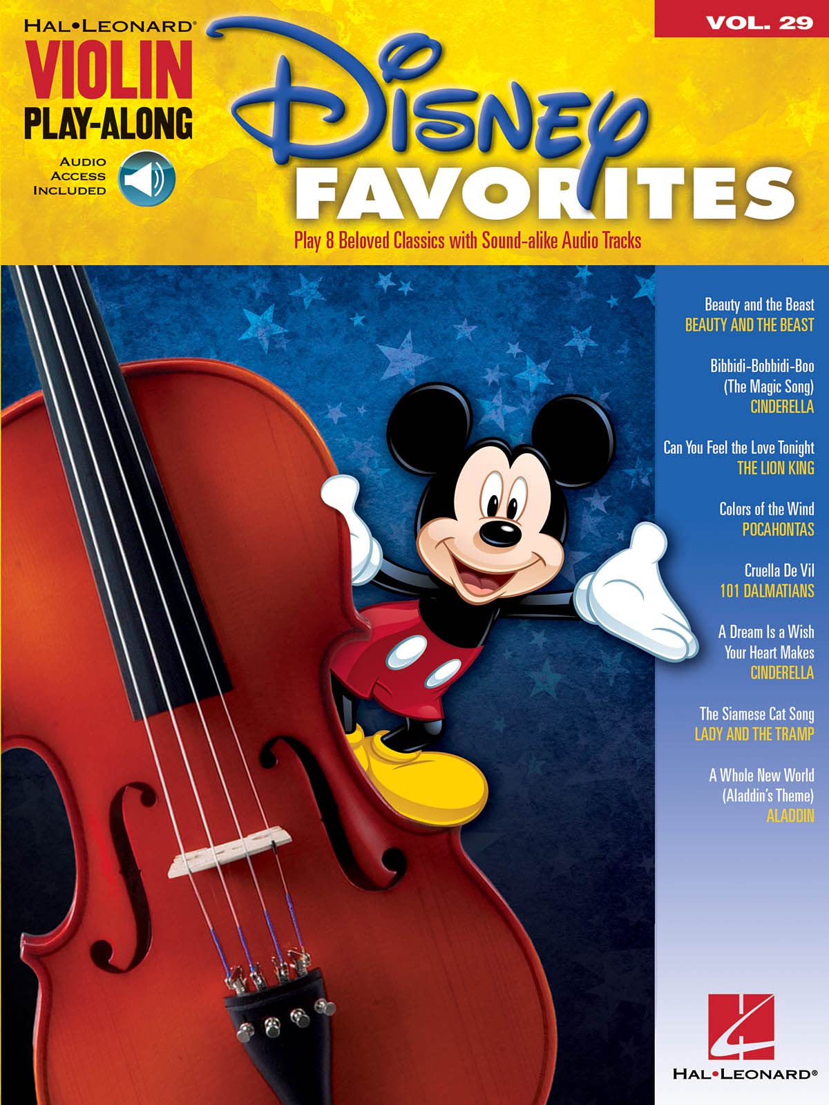 Violin Play-Along Volume 29: Disney Favorites (Hal Leonard Violin Play Along)