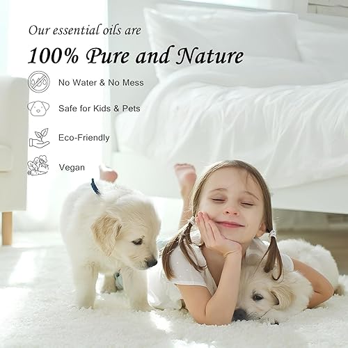 Miniatura 6 de JCLOUD Máquina de aire de aroma mejorada para el hogar, difusor de aceite esencial sin agua con tecnología de aire frío, difusor de aroma HVAC de