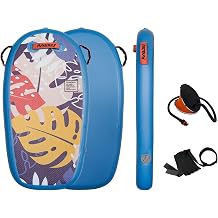FunWater Body Board - Beach Body Board - Ultra Lightweight PVC Core Body Board for Beach and Pool, with Wrap Wrist Straps, Foldable, Perfect Surf for Teens and Adults