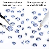 Vista 72 de 3820Pcs Light Green Flatback Rhinestones for Bedazzling, 2-6.5mm Small Rhinestones Diamonds Kit, Flat Back Crystals Gems for Nail Art and Crafts