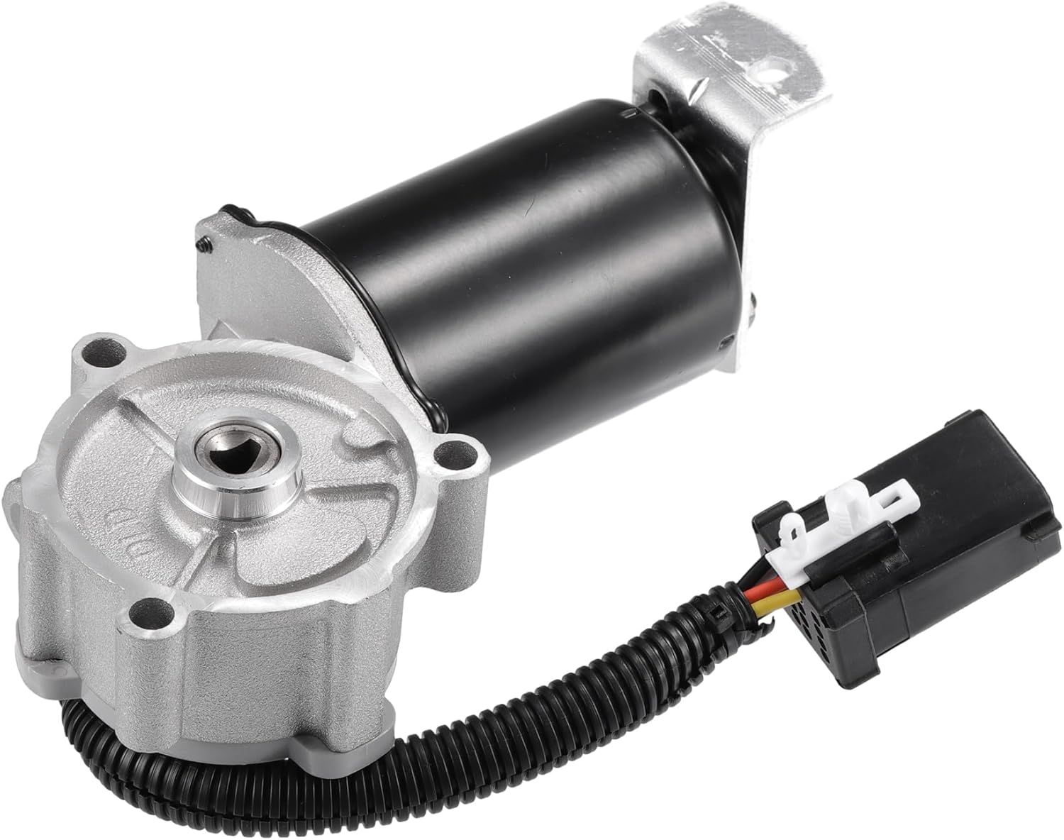 Motoforti 4WD Transfer Case Shift Encoder Motor, for Ford F-150 2009-2011, for Ford Expedition 2008-2011, Transfer Case Shift Motor, No.8L1Z7G360AB, Metal, Silver Tone