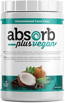 Vegan Isolate Protein - Gut Health, Nutritional Support, Natural Ingredients, Non-GMO, Gluten-Free, Organic Sprouted Rice Protein 2.2 lbs, Unsweetened Coco-Choc