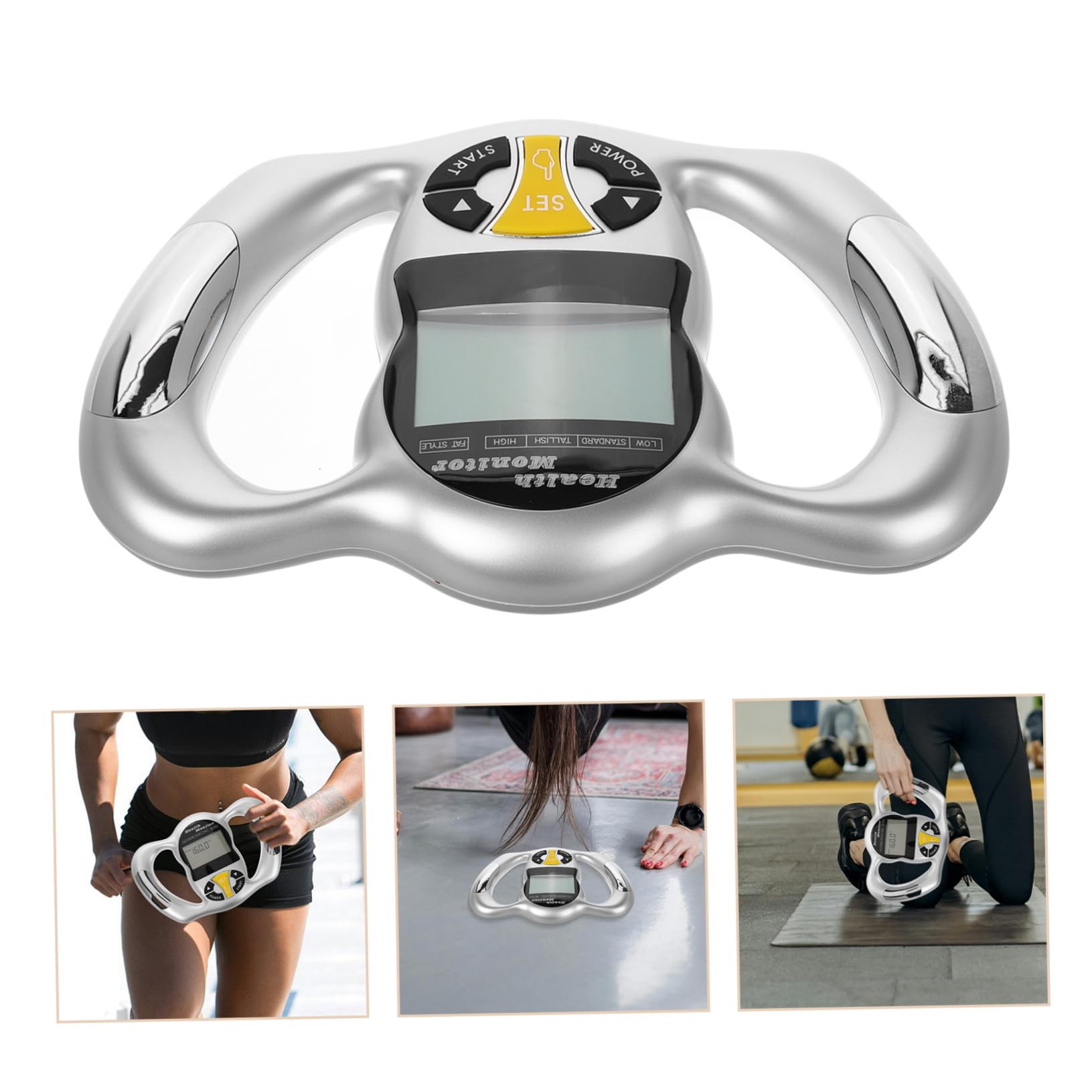 Medidor de Grasa Corporal Portátil Abs Pantalla Lcd y Bmi