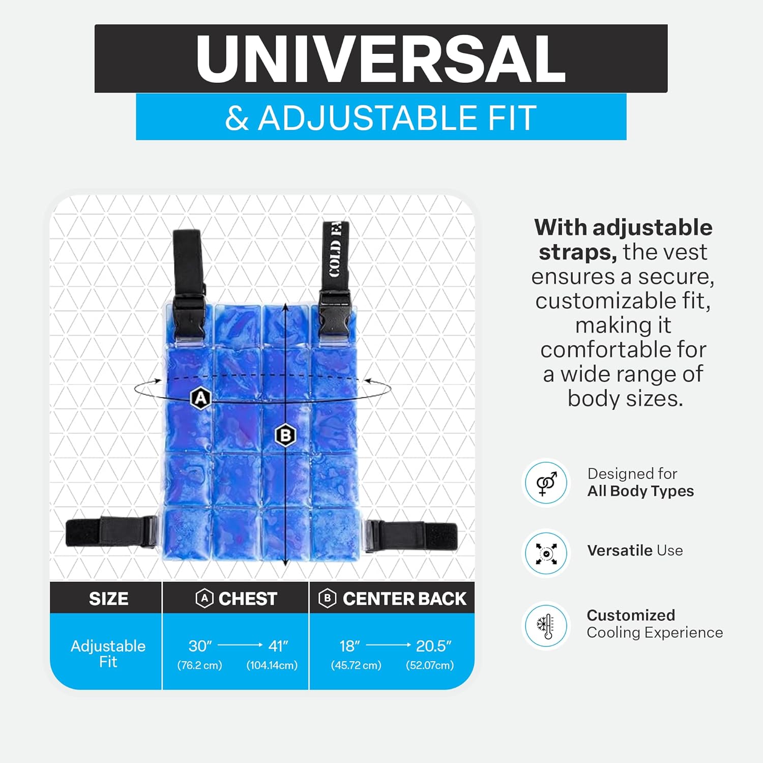 COLD FACTOR Ice Pack Cooling Vest for Men & Women—Lightweight, Adjustable Phase Change Cooling Vest for Hot Weather, Athletes, Outdoor Work, Industrial Use - Breathable Technology, Functional, Stylish - Image 4