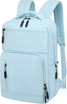 20L 15.6 Inch Laptop Backpack Anti Theft Light Blue