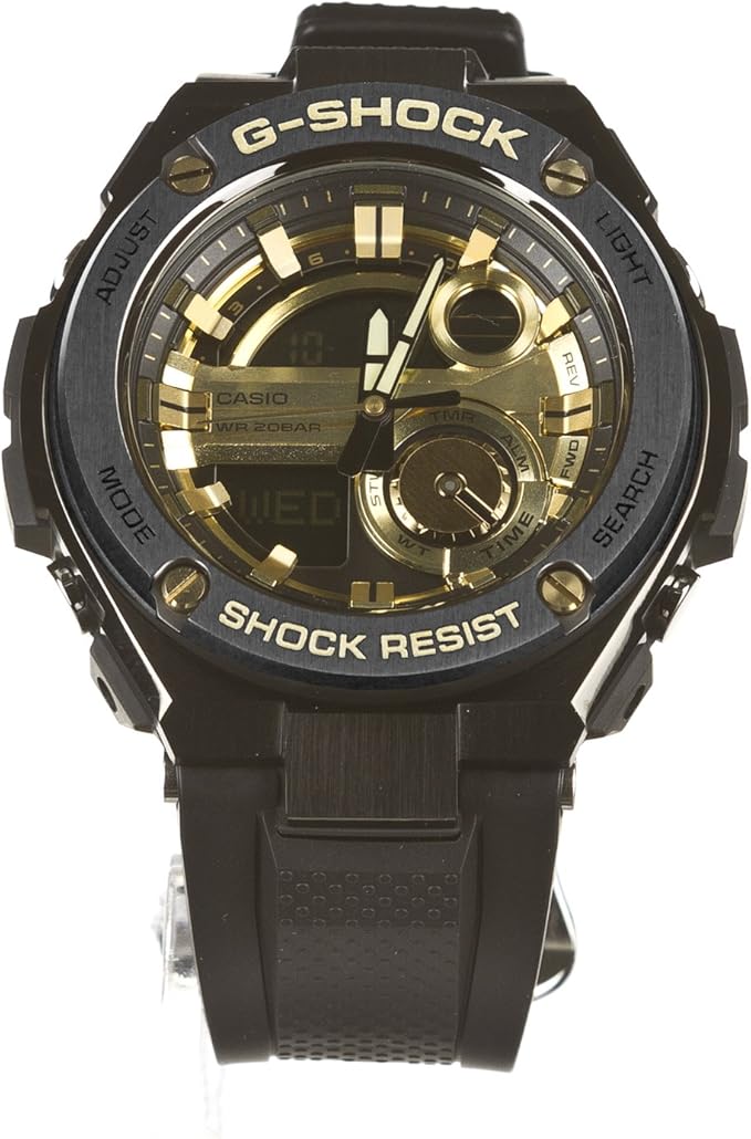 Amazon.com: Casio G-Shock G Steel Series - GST 210 - Black / One Size :  Clothing, Shoes \u0026 Jewelry