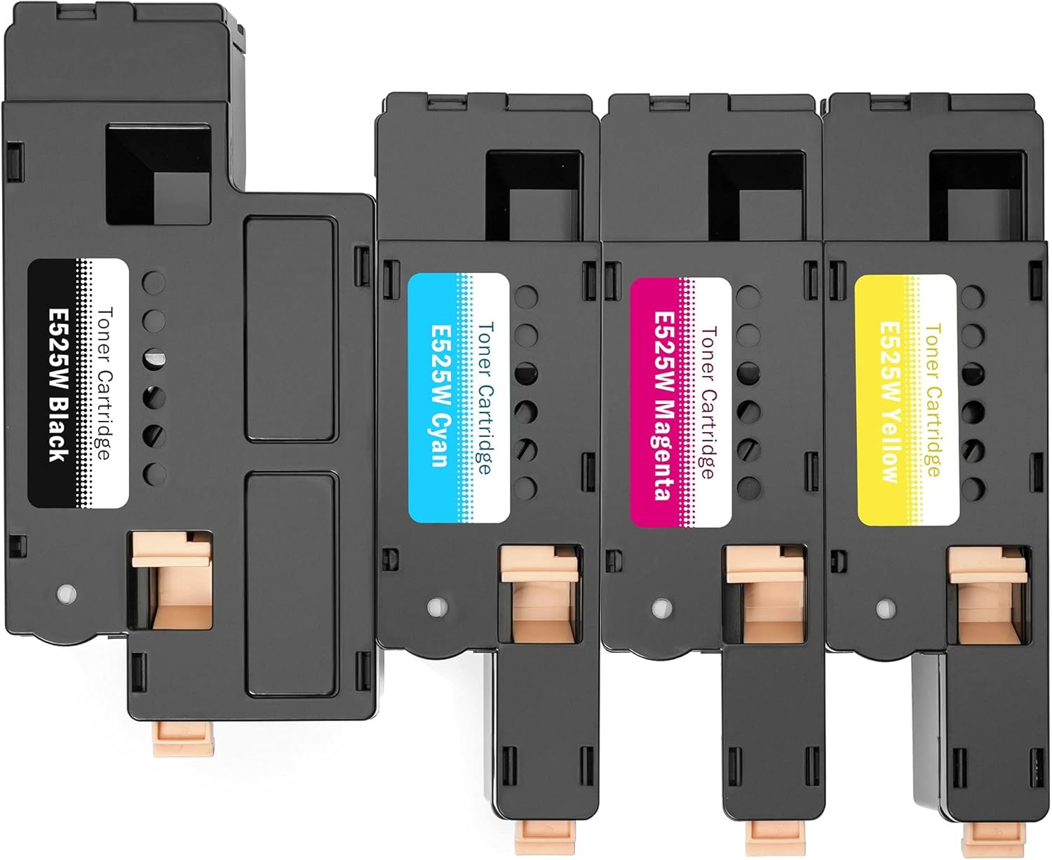 Limeink Compatible Toner Cartridge Replacement for Dell E525W Toner Cartridges for Dell E525w Cartridge E525w e 525w H3M8P Ink for e525 for e 525w 4 Pack