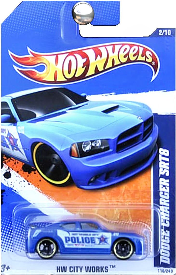 2011 HW City Works - Blue Police Dodge Charger SRT8, 110/214