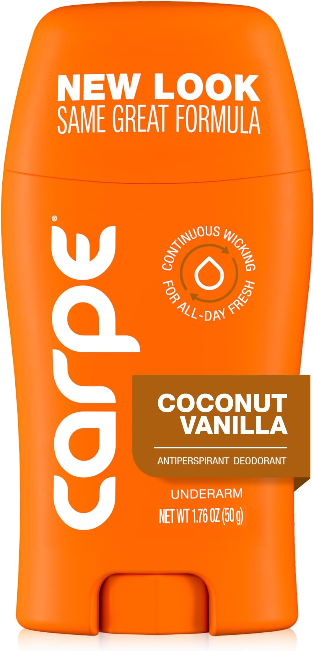 Carpe Underarm Antiperspirant - Coconut Vanilla Deodorant for Women - 100 Hour Sweat & Odor Control - Deodorant for Excessive Sweating - Clinical Strength Antiperspirant - Coconut Vanilla Scent