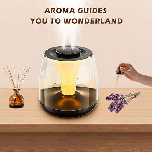 Miniatura 7 de Humidificadores para dormitorio, 3 L de llenado superior de niebla fría 40 horas de tiempo súper largo, 23 dB silencioso, humidificador de bebé,