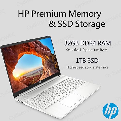 Miniatura 4 de HP Laptop de 15.6 pulgadas, procesador Intel Core i5-1135G7, pantalla LED antirreflejos FHD de 15.6 pulgadas, HDMI, Wi-Fi y Bluetooth, diseño