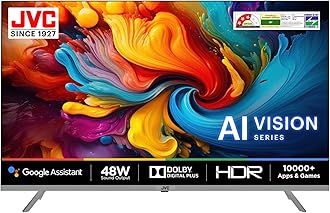 JVC 102 cm (40 inches) AI Vision Series QLED Android TV LT-40NQ3165C (Titanium Grey)