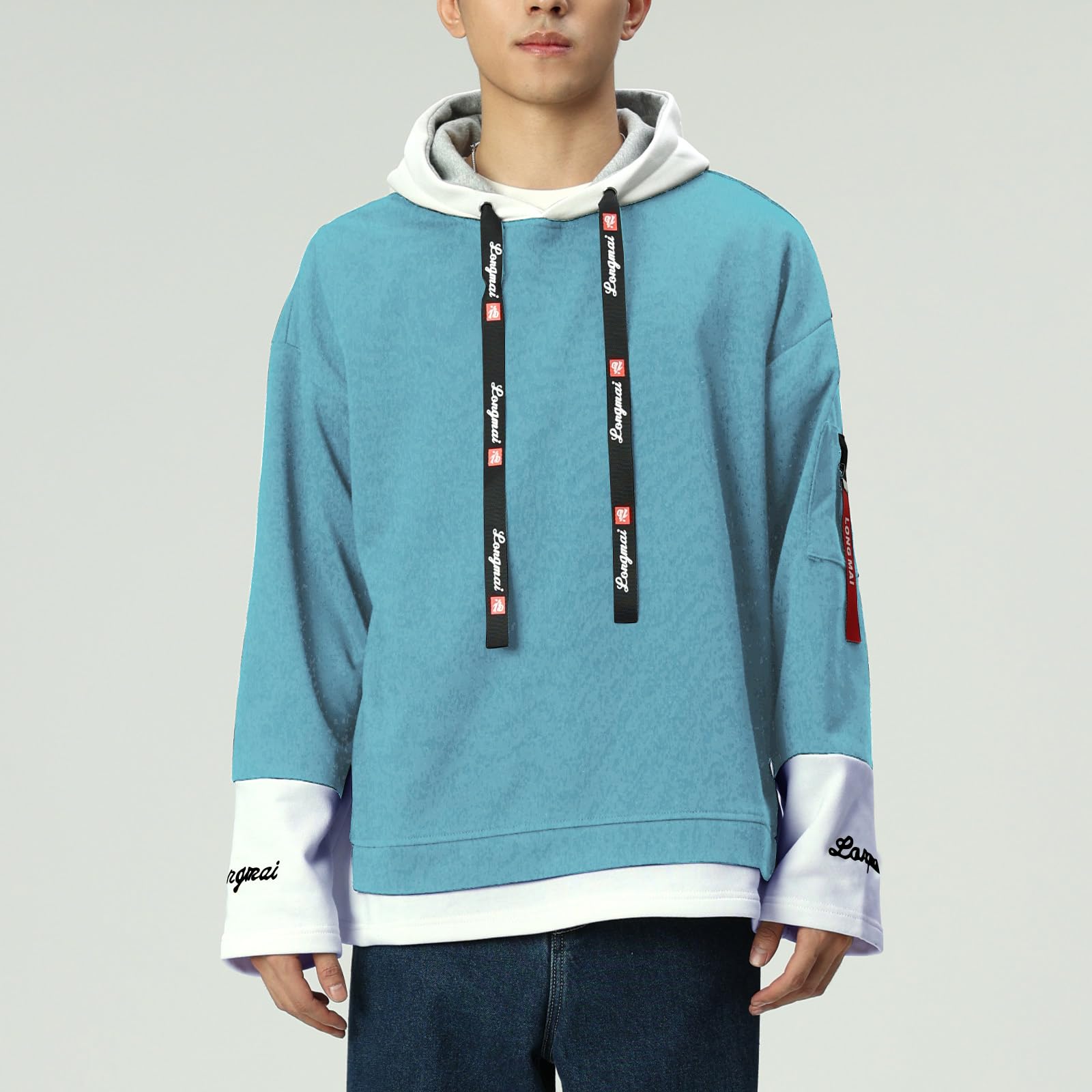 KENAIJING Felpa da Uomo,Uomo Felpa Casual Stampato Cappuccio.