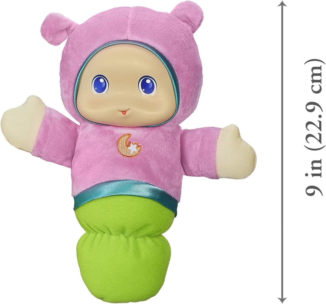 Playskool A1202F03 Glo Worm (Pink) Soft Toy for Babies with Soothing Melodies, Multi-Coloured - Amazon Exclusive