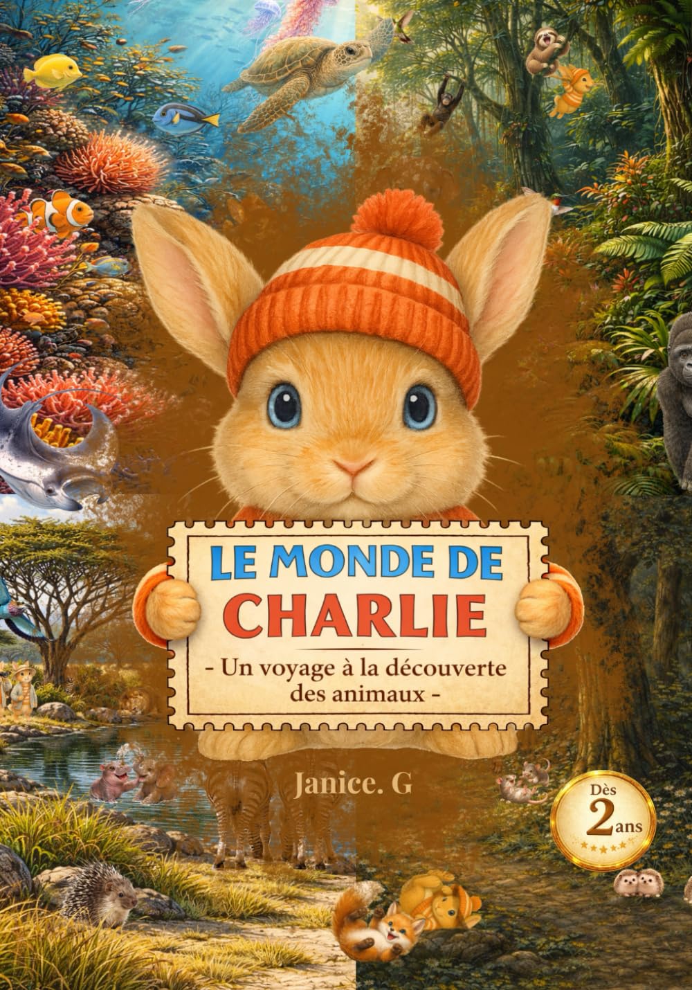 Le monde de Charlie: Une aventure à la découverte des animaux