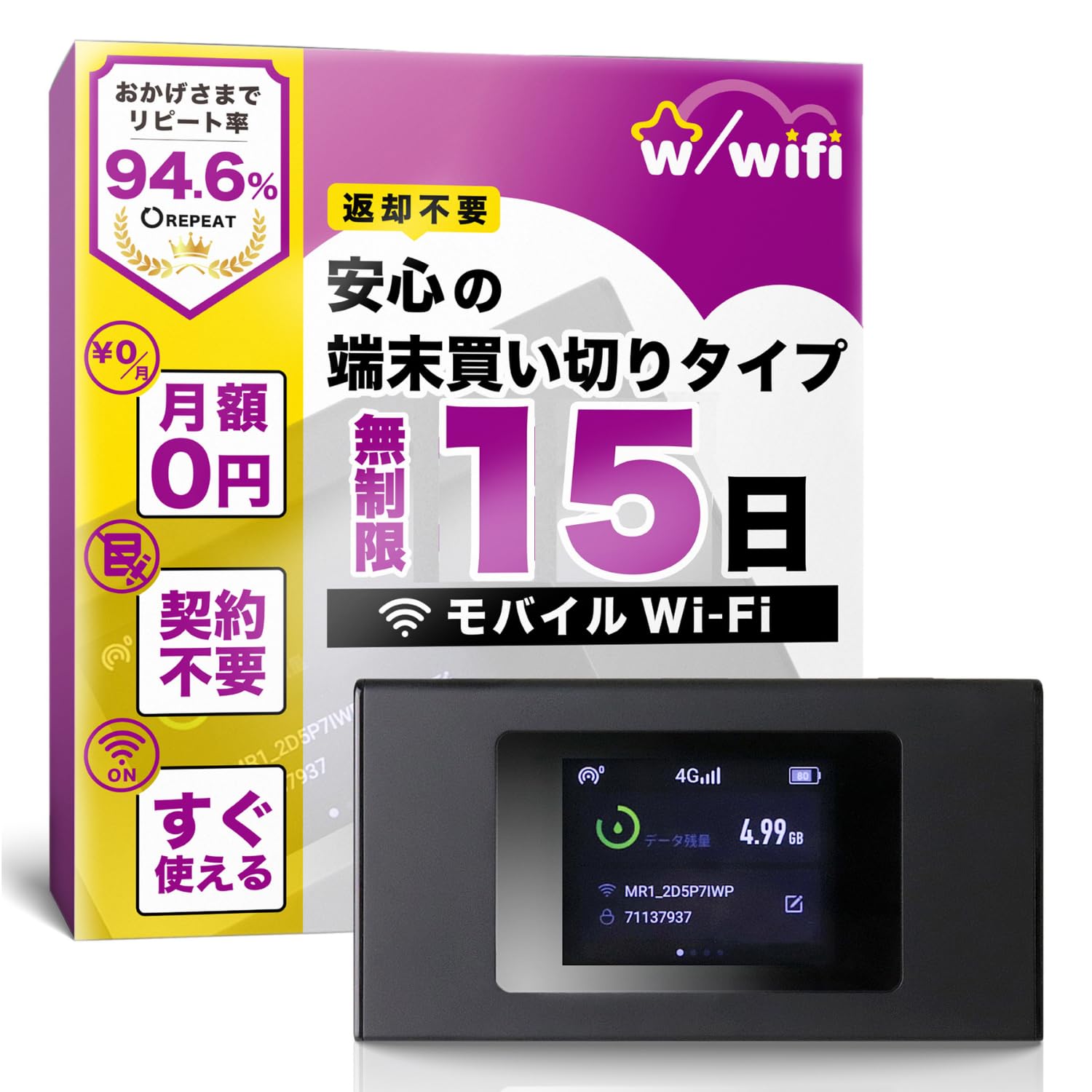 ポケットWi-Fi 90GB 使用期限12月まで SoftBank SELECTION レンタルwifi 7日 ポケットwifi 無制限 wi