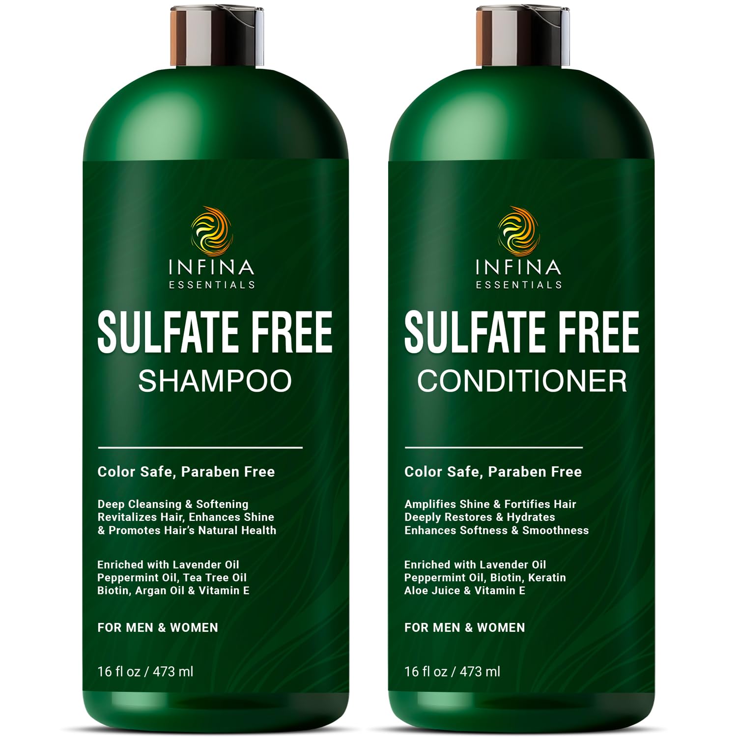 INFINA ESSENTIALS Sulfate Free Shampoo and Conditioner Set