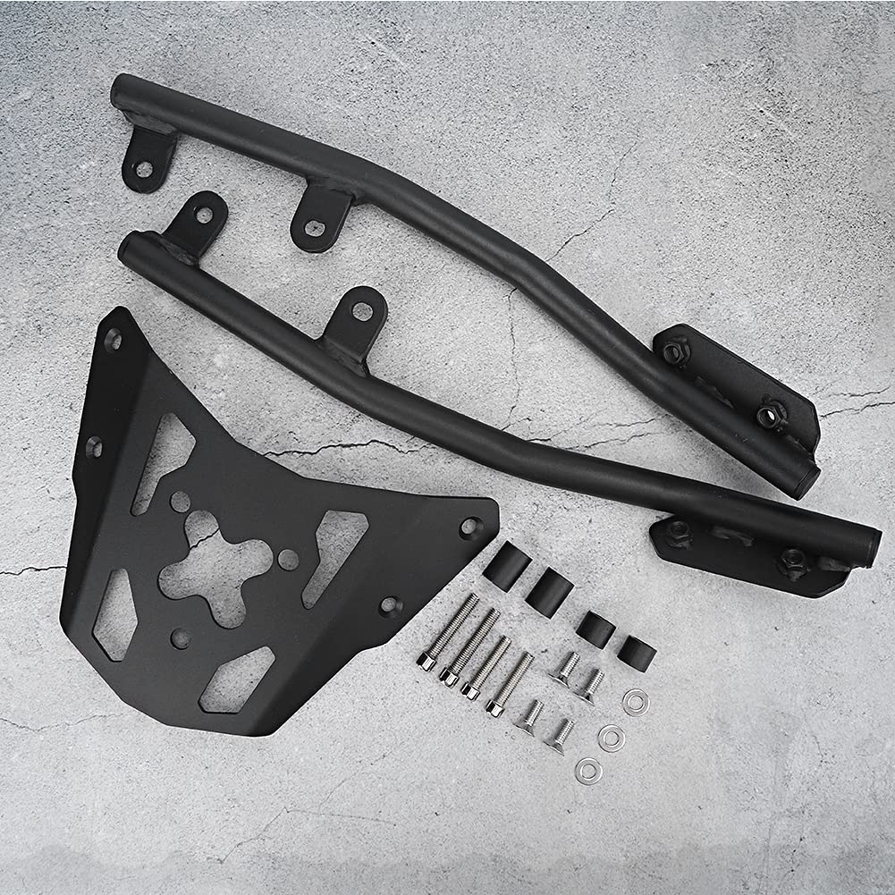 Equipaje Trasero de Motocicleta, Soporte de Portaequipajes Compatible con Portaequipajes Z650 Kawasaki Z650 17 19