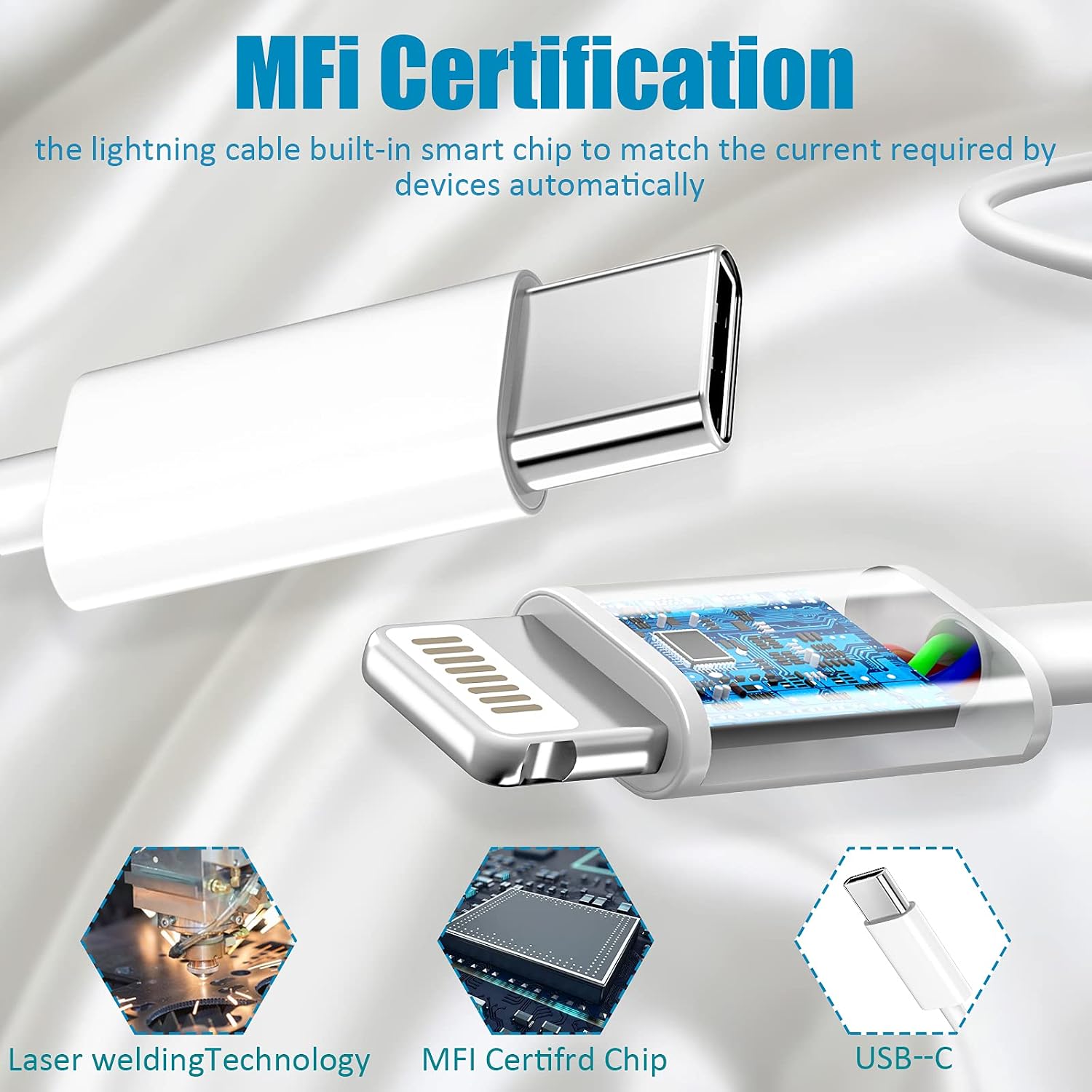 iPhone 14 13 12 11 Fast Charger [MFi Certified],10FT Long Fast Charging Lightning Cable with 20W USB C Charger Block for iPhone 14/14 Pro Max/13/13 Pro Max/12/12 Pro Max/11/11Pro/XS/Max/XR/X,iPad