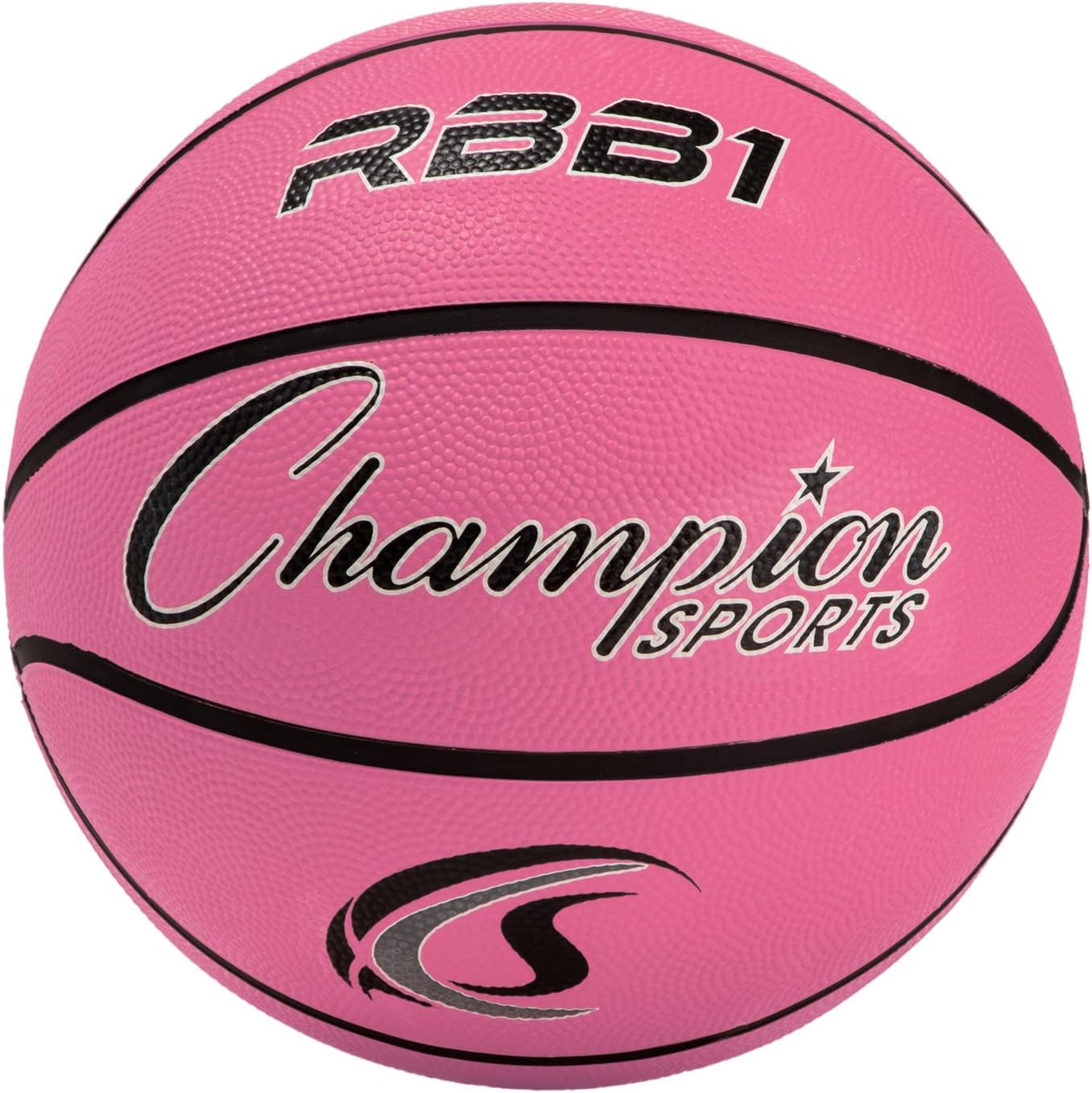 Champion Sports Official Heavy Duty Rubber Cover Nylon Basketballs
