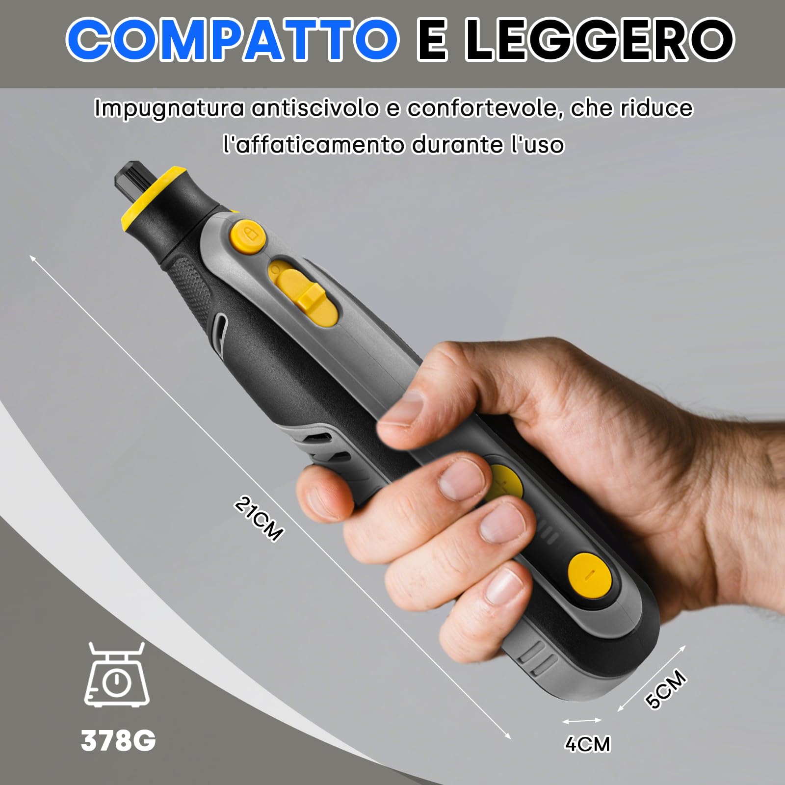 Enventor Mini Utensile Rotante Multifunzione a Batteria 8V, Mini Trapano Elettrico 124 Accessori, 5 Velocità Regolabili, 5000-30000RPM, Ricarica USB, per Incisione, Smerigliatura, Lucidatura
