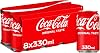 Coca-Cola Original Taste Soft Drink Cans, 8 x 330 mL