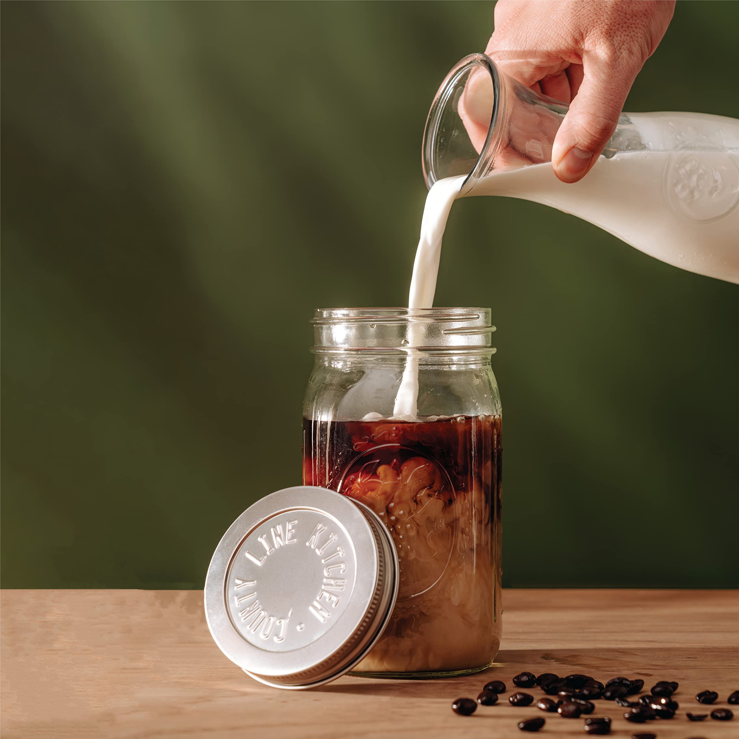 mason jars for coffee