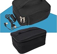 Vista 4 de Carga USB Portátil Microondas Película de Aluminio Liner Caja de almuerzo calentada 12V Calentador de Alimentos Horno Portátil Suministros de Cocina