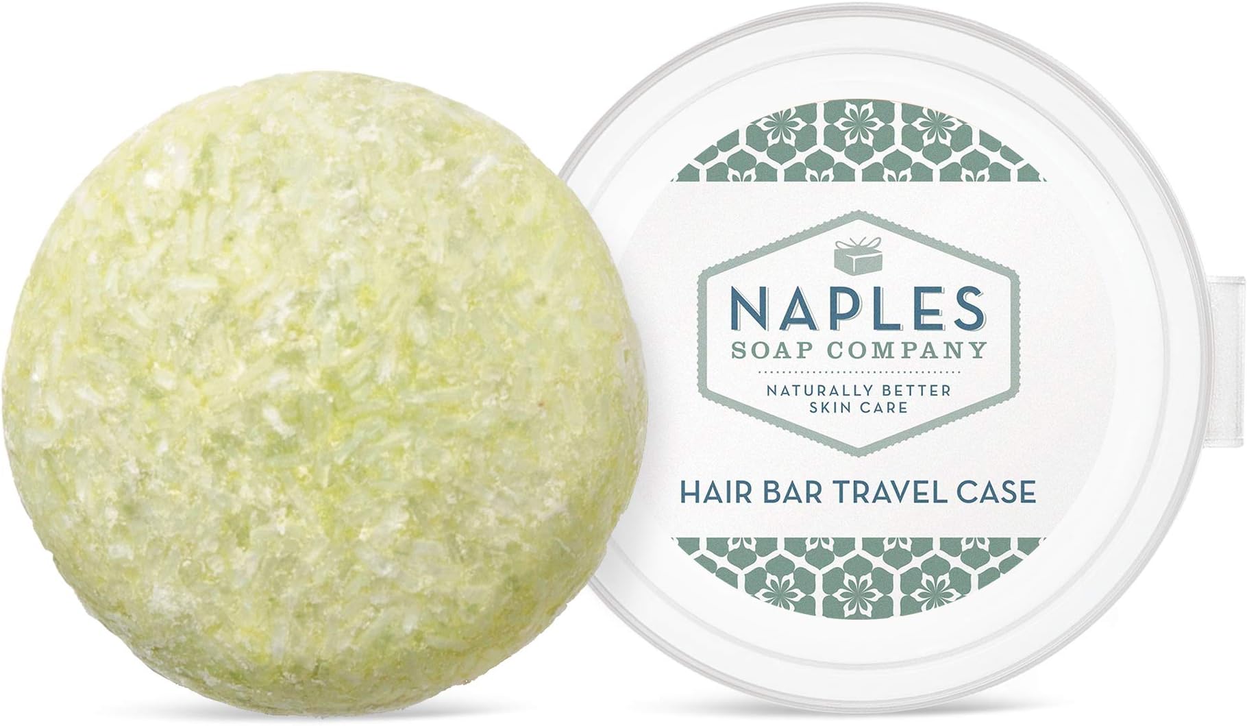 Naples Soap Company Solid Shampoo Bar for All Hair Types – Eco-Friendly, Free of Parabens, Alcohol, Pthalates – Handmade, pH Balanced, Hydrating Haircare, Lasts 50-75 Uses – Coconut Lime, 1.75 oz
