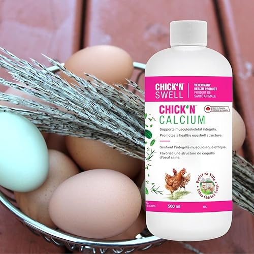 Miniatura 4 de Suplemento de calcio prémium para aves de corral para la salud ósea y la producción de huevos, Chick'N Calcio de Chick'N Swell Brand- para todas las