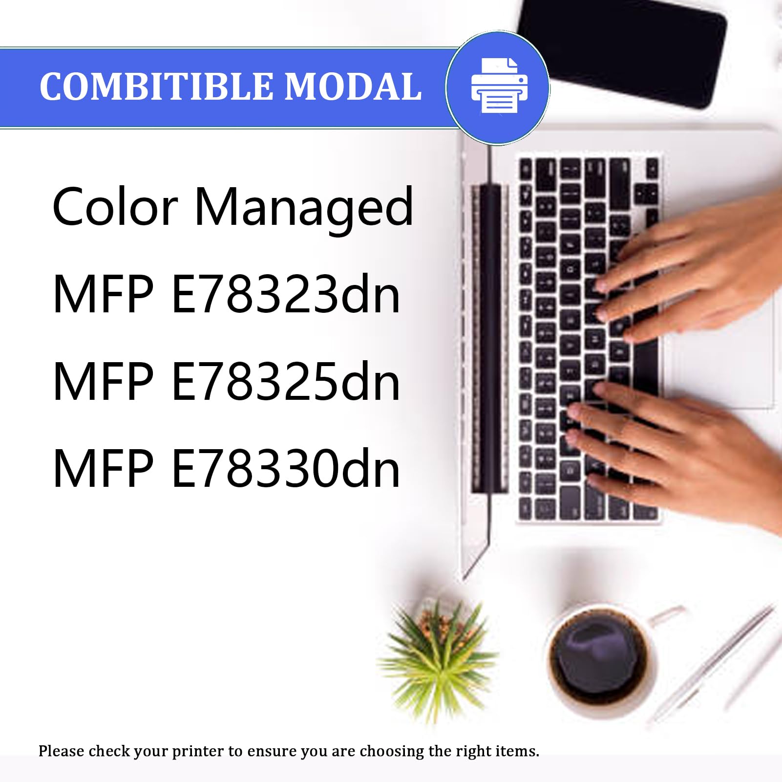 AZNITH W9210MC W9211MC W9212MC W9213MC Toner Cartridges Compatible for HP, Quality Toner for HP Color Managed MFP E78323dn E78325dn E78330dn Printers, 1 Set