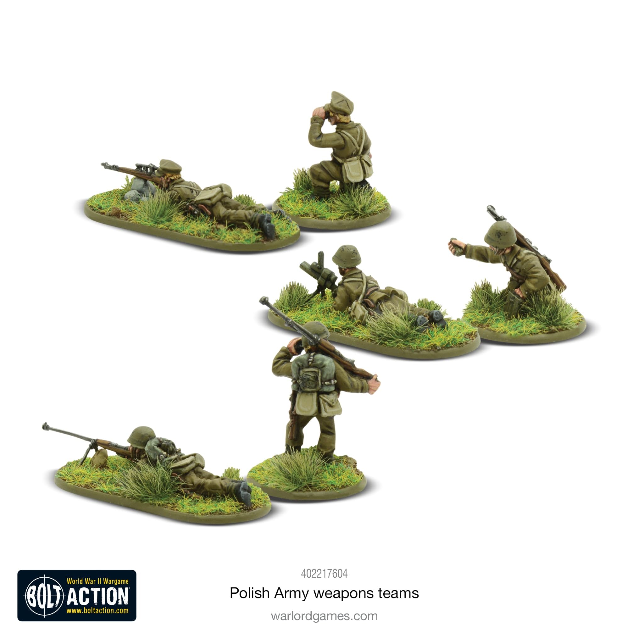 Warlord Games Polish Army Weapons Teams 28mm Scale Miniatures for Bolt Action Highly Detailed World War 2 Miniatures for Table-top Wargaming - Image 3