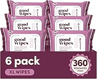 Vista 11 de goodwipes Toallitas desechables para glúteos hechas con vitamina E y aloe, dispensador de toallitas húmedas suaves y suaves para uso doméstico