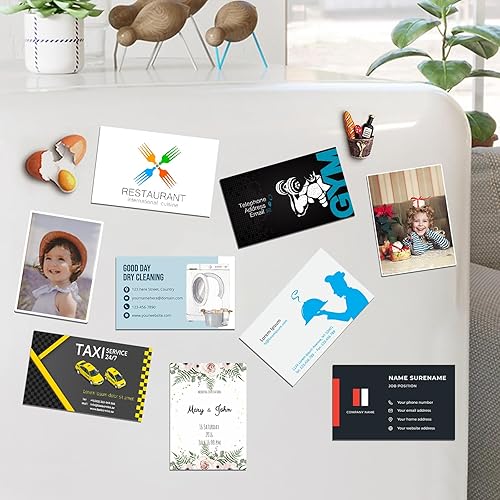 Vista 63 de DIYMAG - Hojas magnéticas adhesivas, 4 x 6 pulgadas, 60 unidades, hojas flexibles con adhesivo para manualidades, fotos y almacenamiento