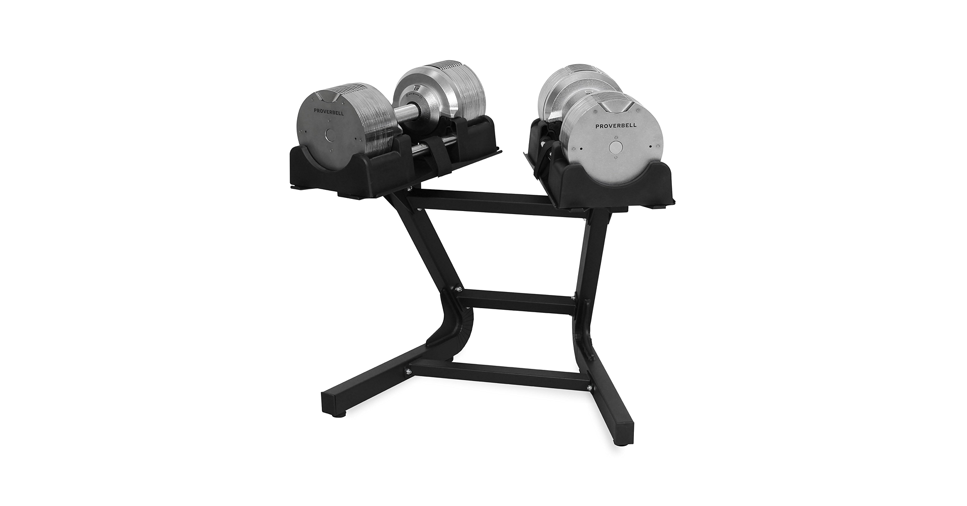 Amazon | プロバーベル 可変式ダンベル 41.5kg (シルバー 1個