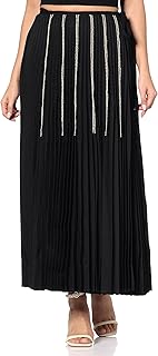 Dalydress Women's Fancy Pleated Wrap Skirt