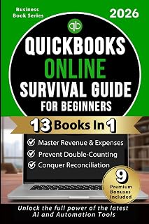 QuickBooks Online Survival Guide for Beginners — 2026 Updated Edition: Step-by-Step Guide to Mastering QuickBooks Online, Fixing Common Errors, ... Accounting Experience for Small Business. - Amazon product rated Grade B