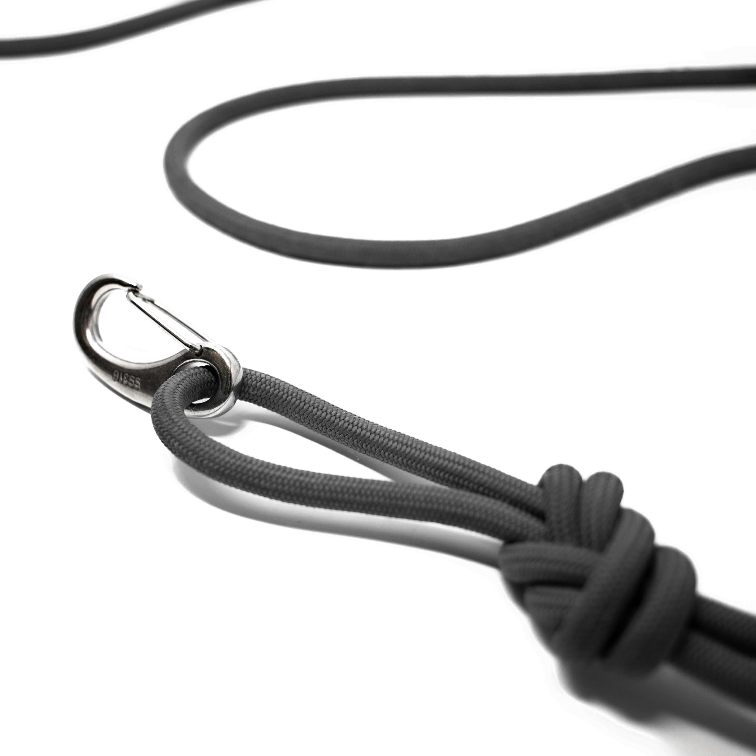 Long Rope Leash for Walking Small Pets 6FT / 10FT / 14FT - Heavy Duty, Retractable Lead Rope for Pets, Cats, Small Dogs, Kittens, Puppies and Small Animals (Black, 14 ft)