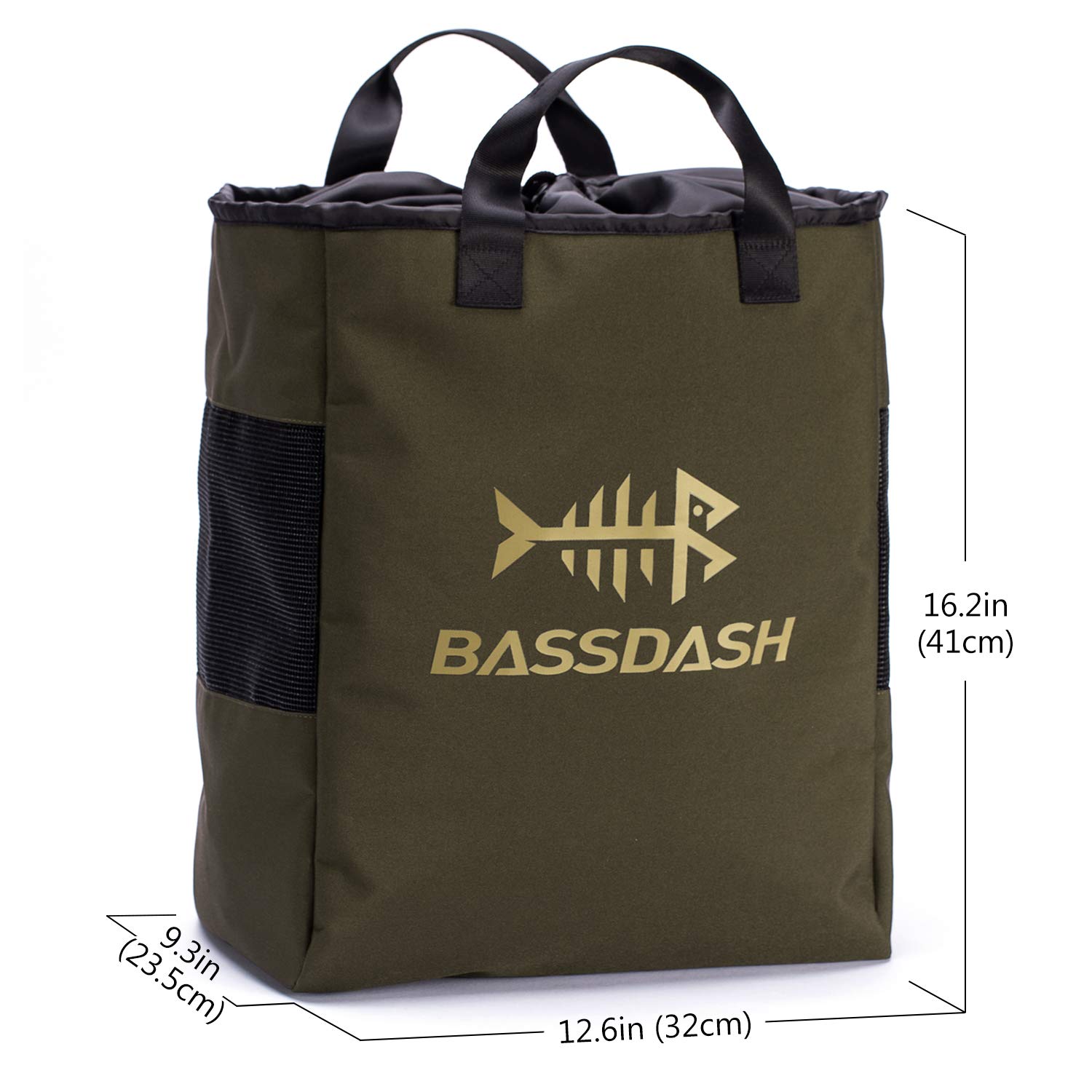 Bassdash Wader Bolsa de Malla Ventilada para Pesca Caza