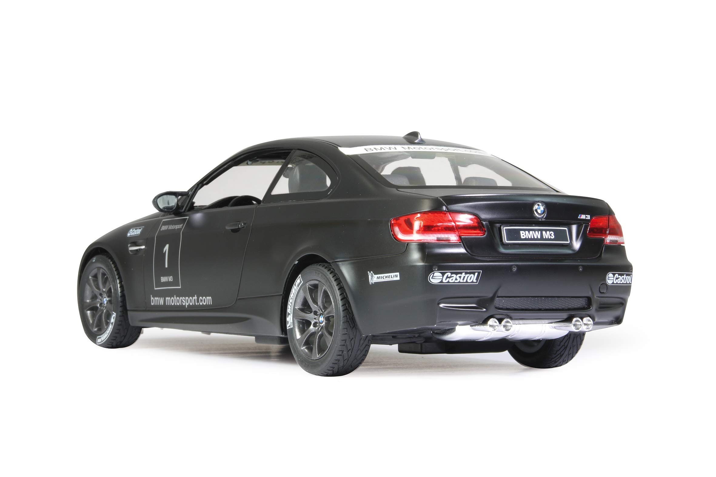 JAMARA 403071 - M3 Sport 1:14 2,4 GHz - oficjalnie licencjonowany, do 1 godziny jazdy samochodem, ok. 11 km/h, idealnie odtworzone szczegóły, szczegółowe wnętrze, wysokiej jakości wykonanie, światło