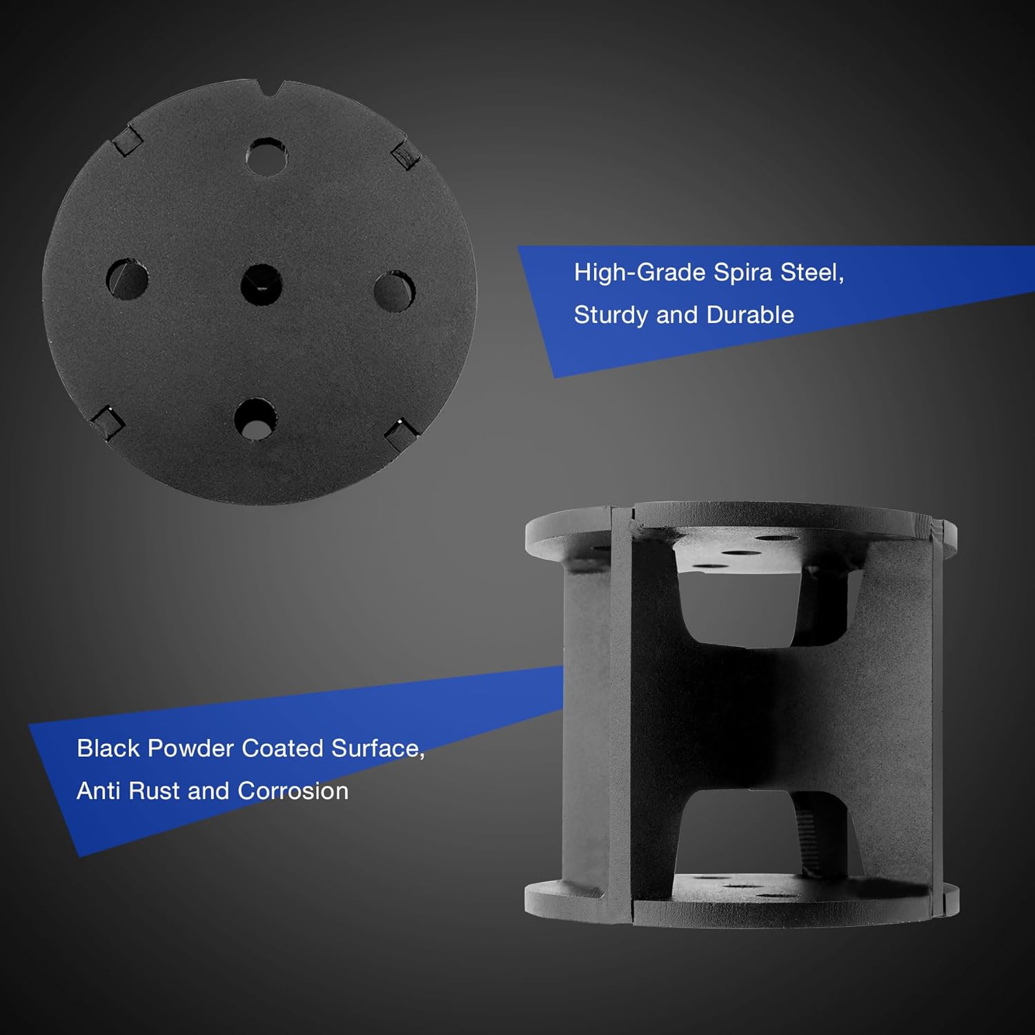 52440 4-Inch Air Lift Spacers for All Loadlifter 5000/Ultimate/7500 XL, Compatible with Most Bellows-Style Air Springs, Air Lift Bag Spacer Replaces #52140