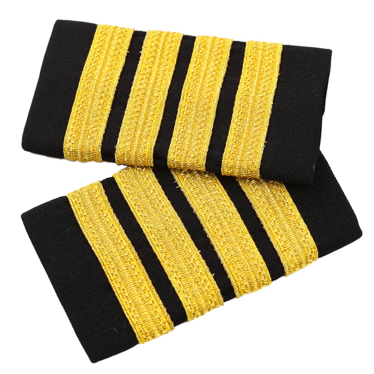 iiniim 1 para mundurów, epolety, pilot, morski, klapy naramienne ze złotymi paskami, do kostiumu cosplay, akcesoria