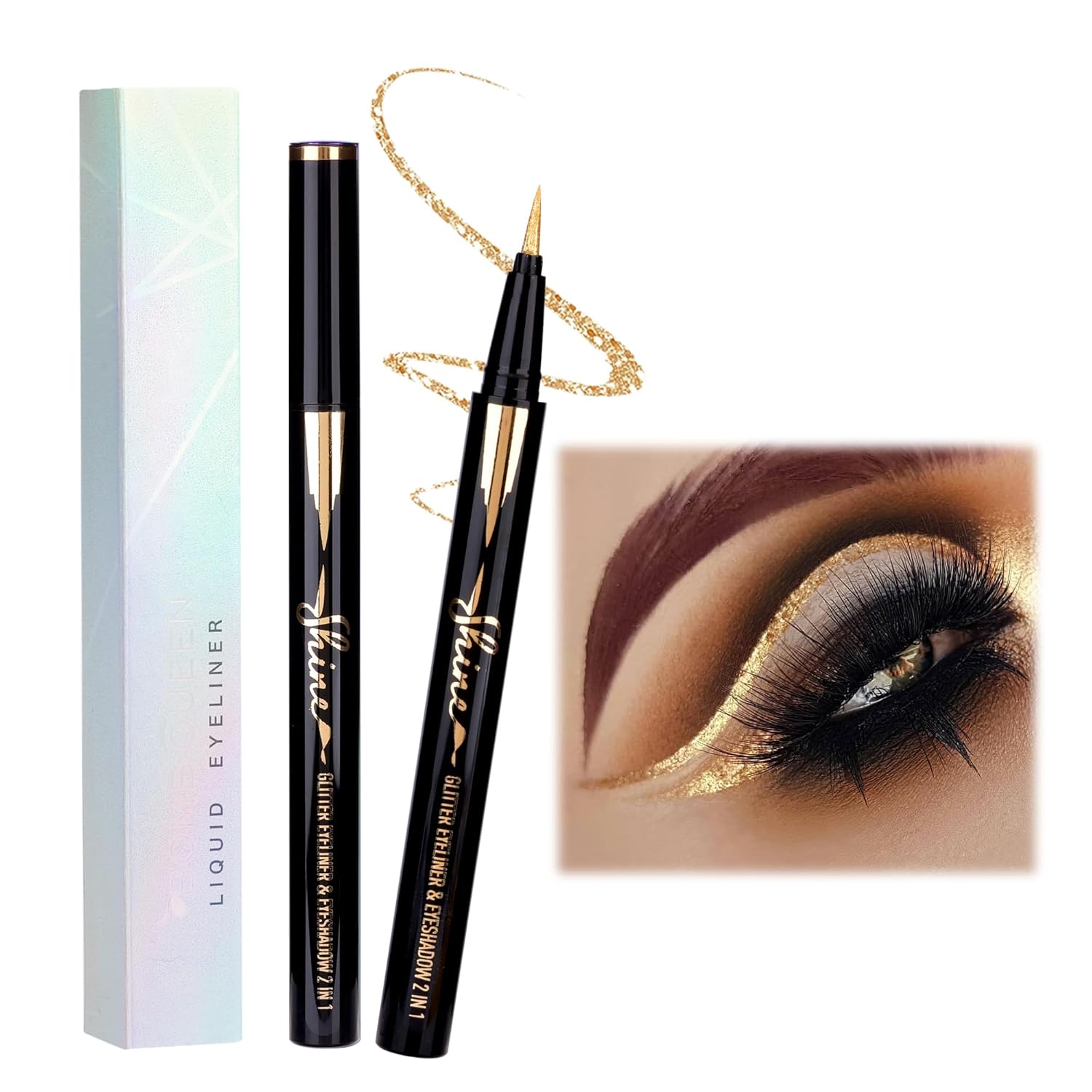 Lvmixwig Eyeliner Waterproof Colored Liquid Eyeliner